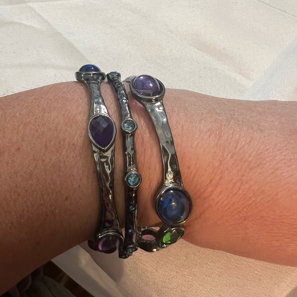 Four Bangle Bracelets - image 2